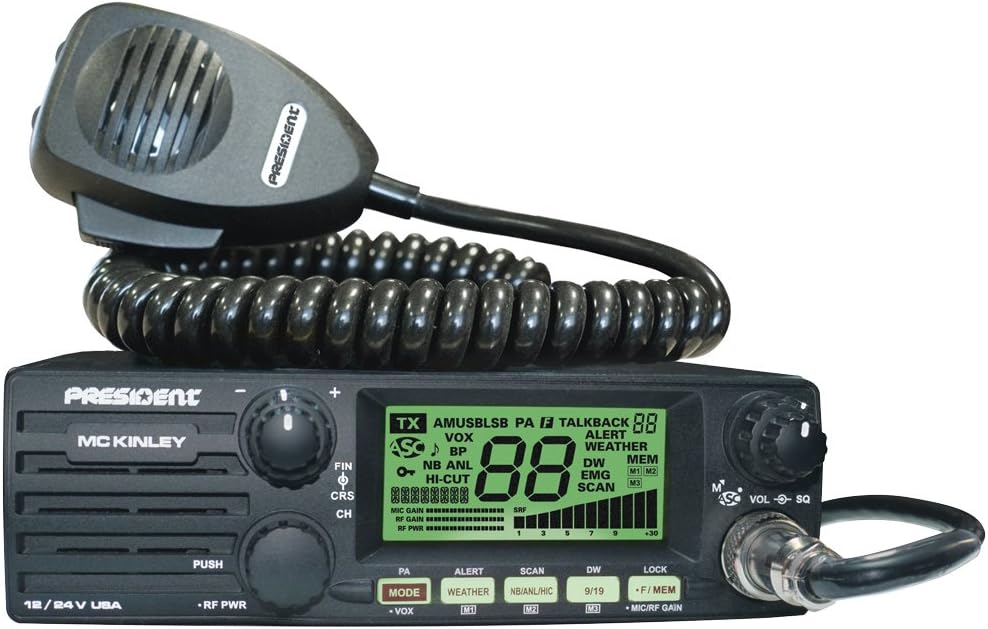 Best CB Radio for Caravanning: Top Picks for Your Next Adventure in 2025 PRESIDENT MCKINLEY USA AM/SSB 12/24V CB Radio