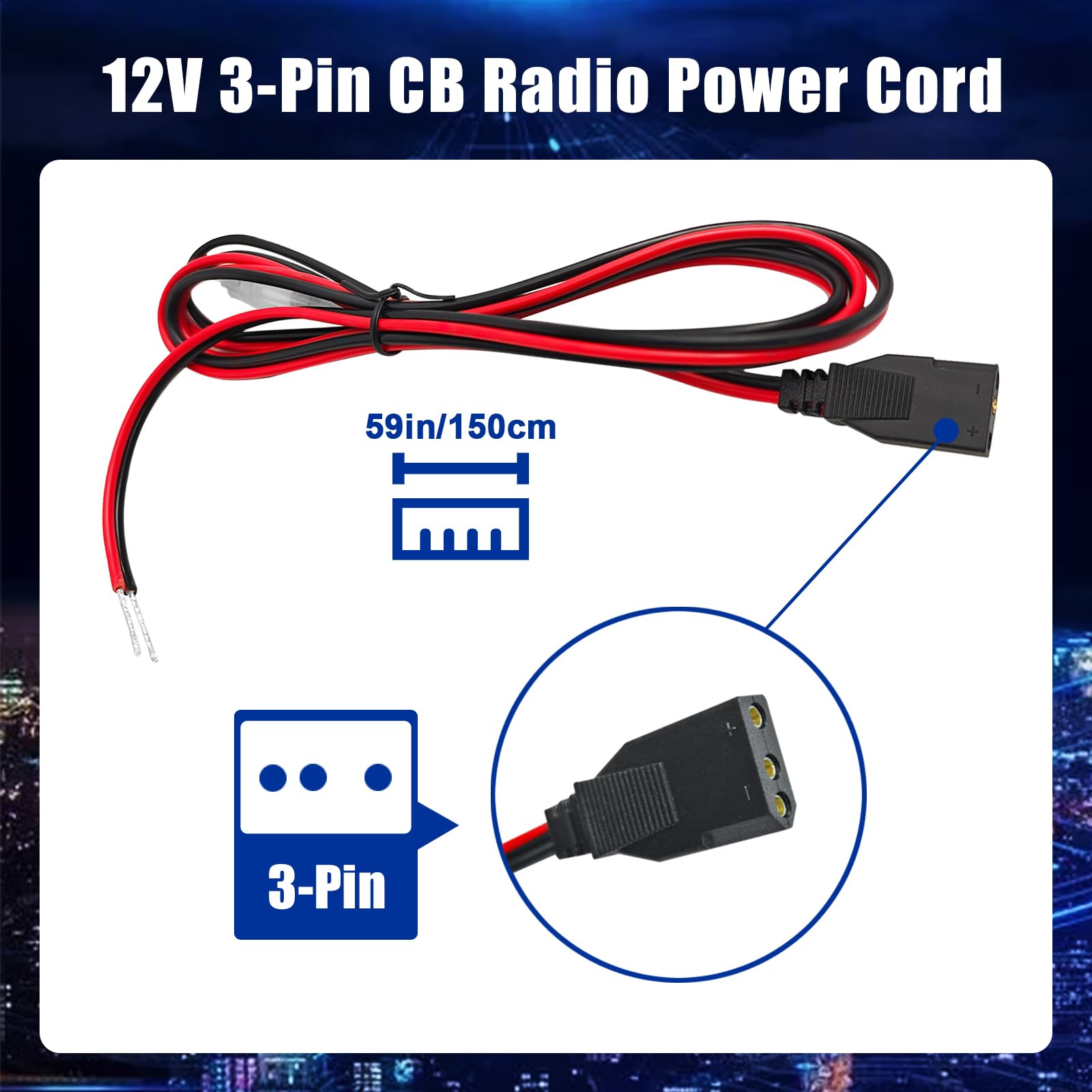 CB Radio Power Cord 2 Pin: Reliable Connection for Clear Communication Cb Radio Power Cord 2 Pin: Reliable Connection for Clear Communication